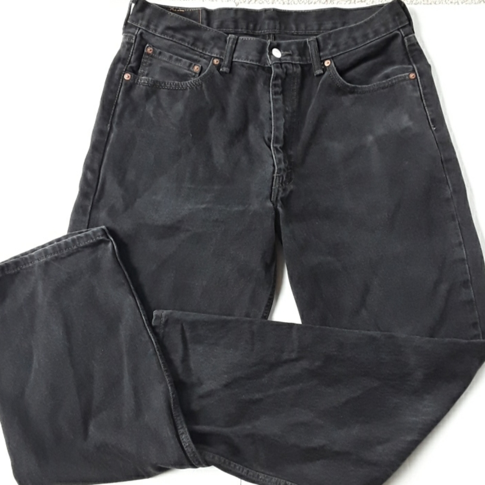 LEVI'S MENS JEAN'S 550 BLACK COLOR SIZE W36 L32